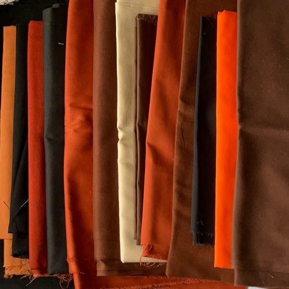 Arts and Crafts FabricS: Fall, Halloween and Thanksgiving, Solids and Patterns - Picture 4 of 4